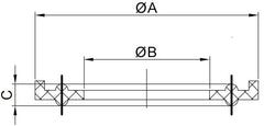 Flanged Tri Clamp Gasket